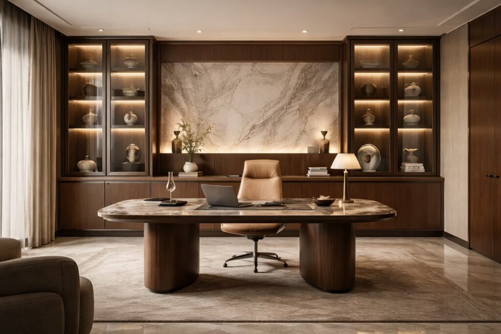 Modern luxury interior showcasing Italian design and precision engineering — Cmilano Design Trifecta