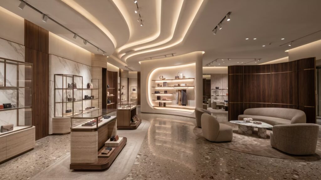 Luxury boutique retail interior design in Chennai
