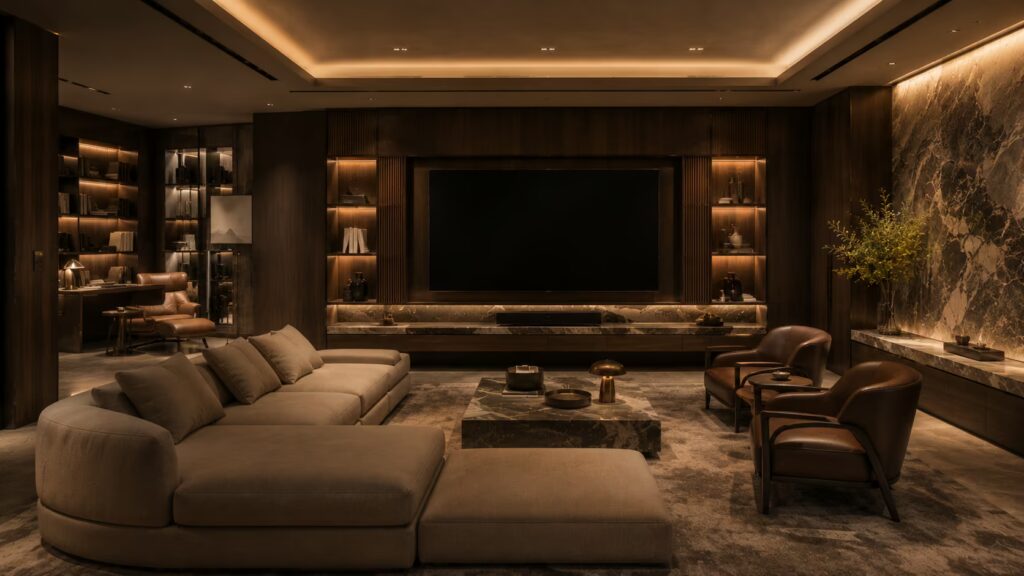 Luxury home entertainment and leisure space in Chennai