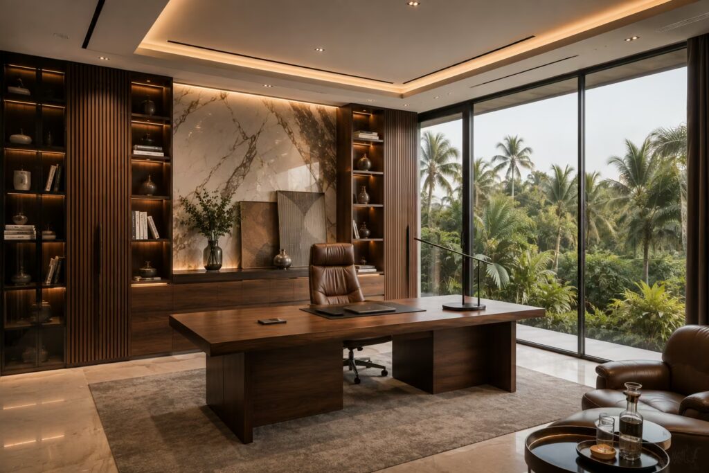 Luxury executive home office workspace Cmilano