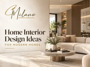 Modern home interior design with elegant luxury living spaces.